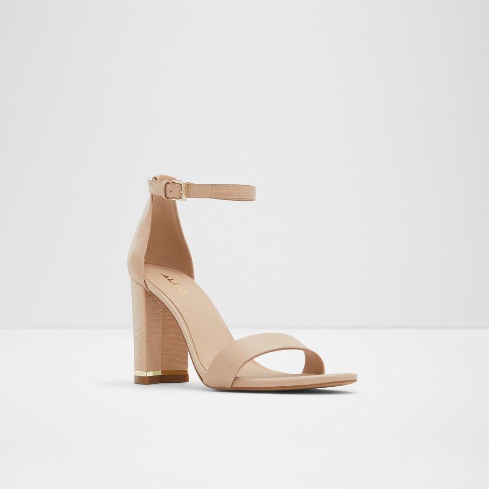 Beige Aldo Frilajan High heel sandal - Block heel | 603415-YHT