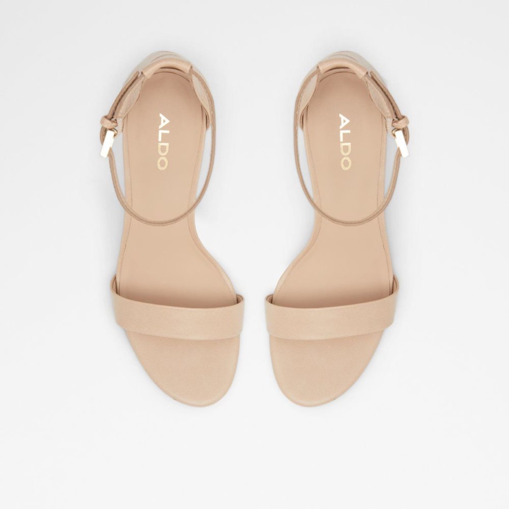 Beige Aldo Frilajan High heel sandal - Block heel | 603415-YHT