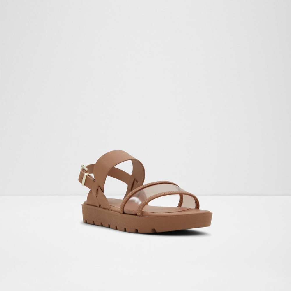 Beige Aldo Hailey Flat sandal - Lug sole | 206471-OMV