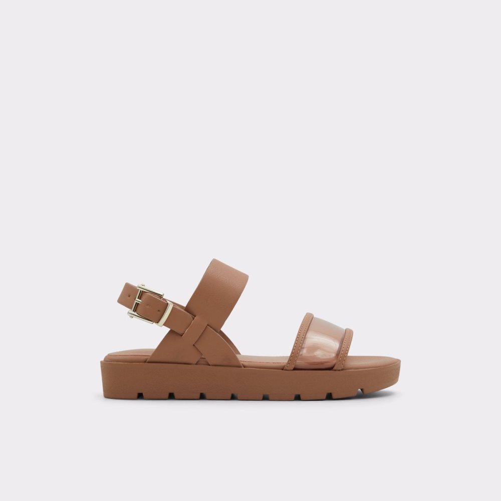 Beige Aldo Hailey Flat sandal - Lug sole | 206471-OMV