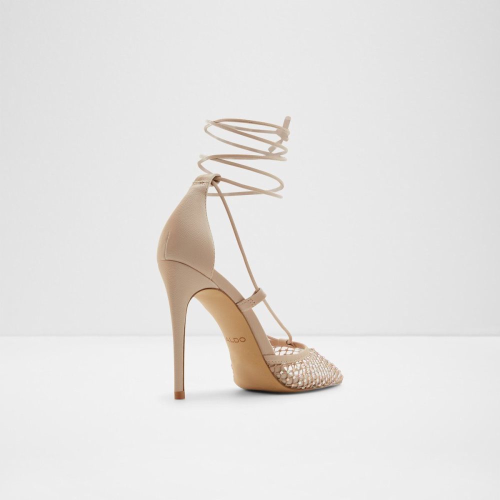 Beige Aldo Ladanten Strappy heeled shoe | 316780-HZN