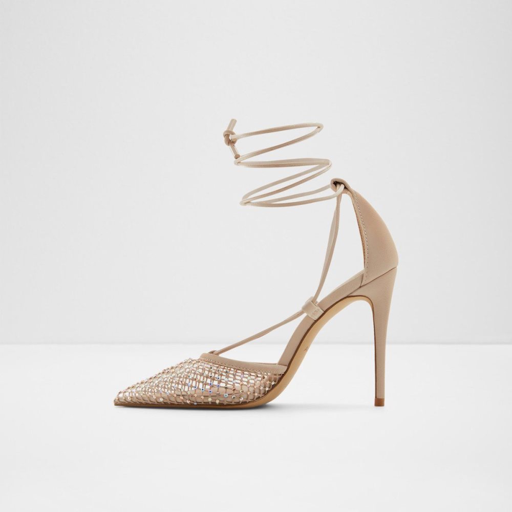 Beige Aldo Ladanten Strappy heeled shoe | 316780-HZN