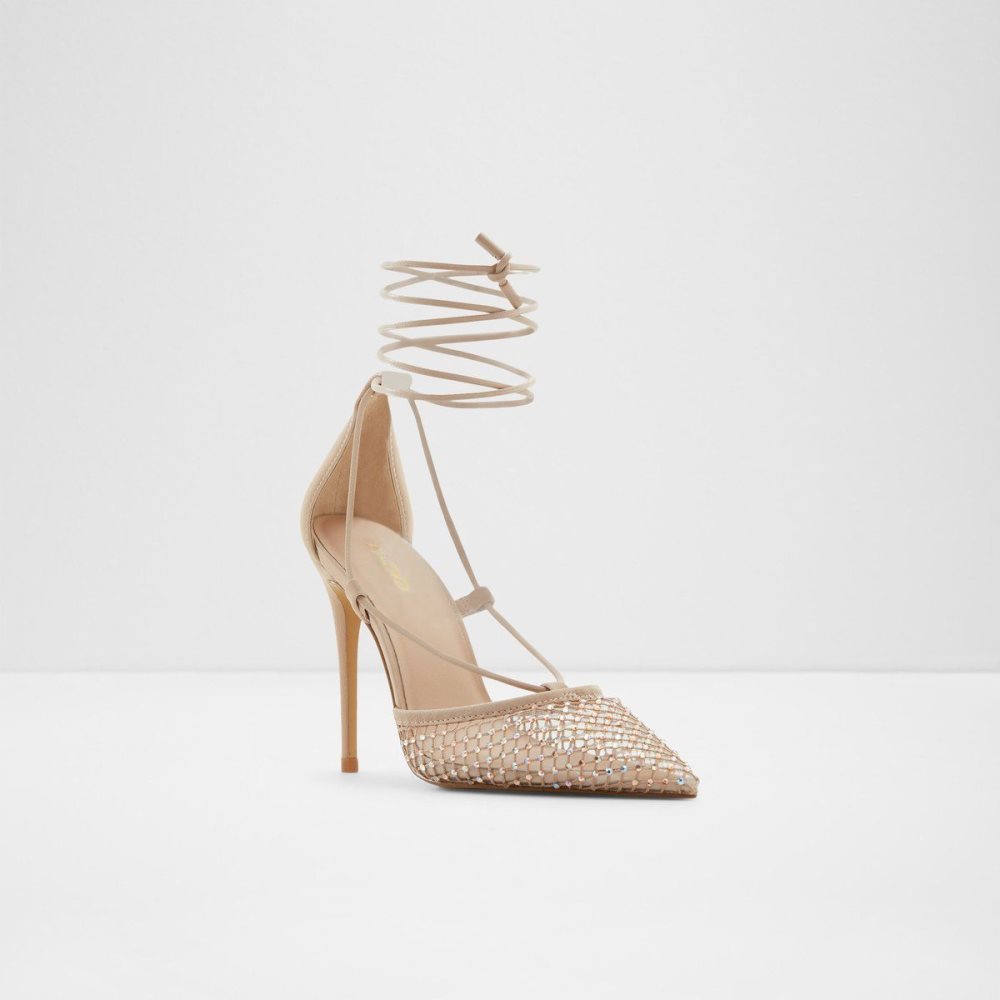 Beige Aldo Ladanten Strappy heeled shoe | 316780-HZN