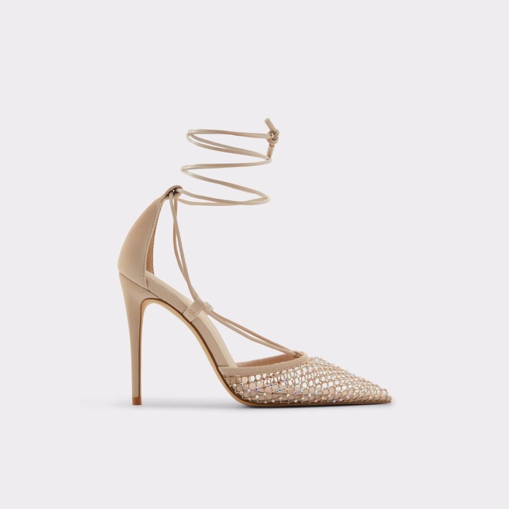 Beige Aldo Ladanten Strappy heeled shoe | 316780-HZN