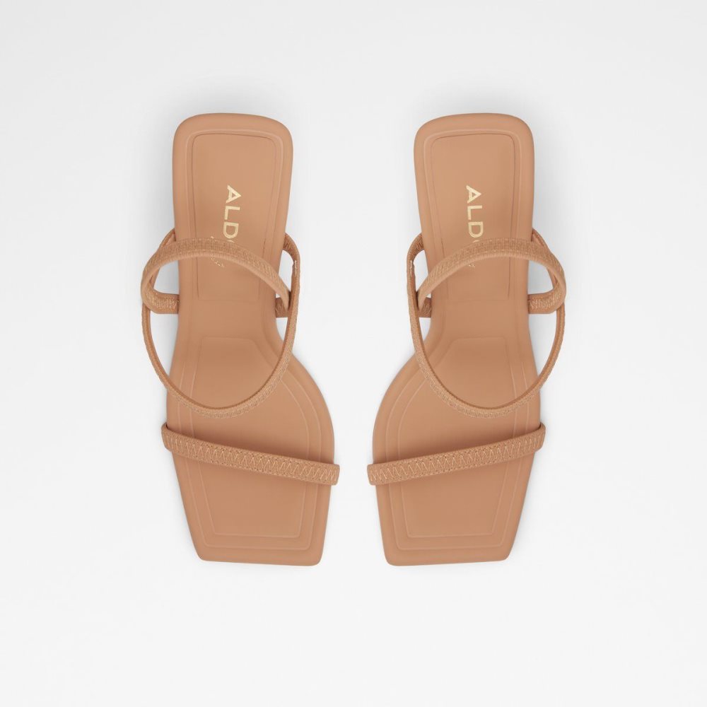 Beige Aldo Okurra Strappy heeled sandal | 321589-GFY