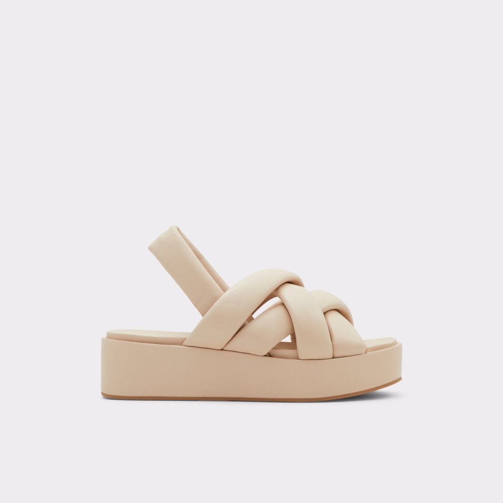 Beige Aldo Phoebie Sling back sandal - Platform | 982764-MCL