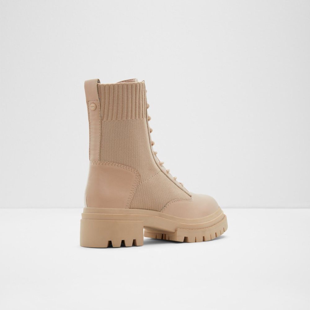 Beige Aldo Reflow Combat ankle boot - Lug sole | 359614-MER