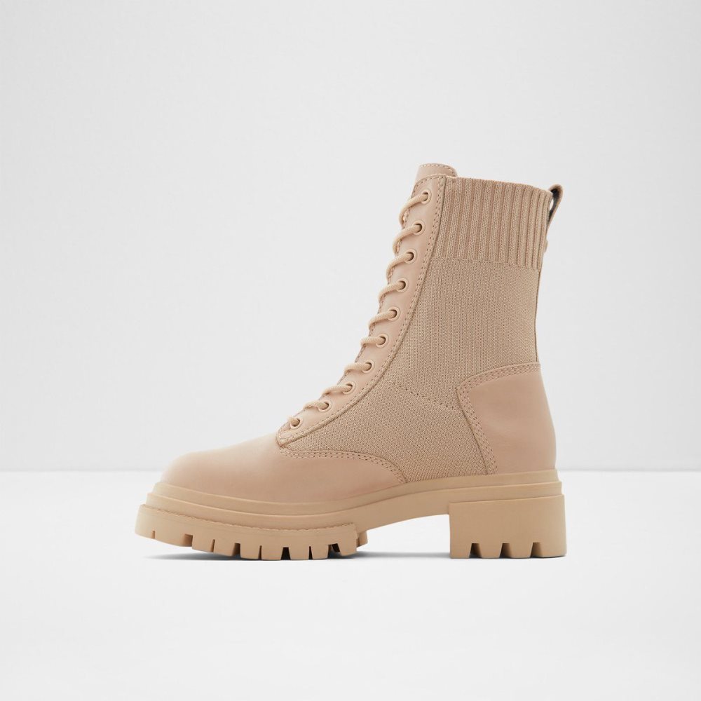 Beige Aldo Reflow-w Combat ankle boot - Lug sole | 931274-TWJ