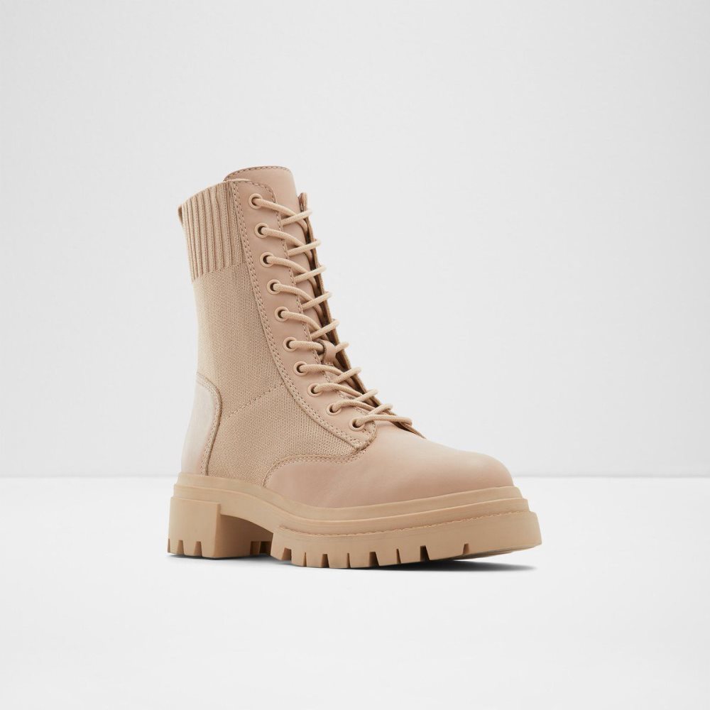 Beige Aldo Reflow-w Combat ankle boot - Lug sole | 931274-TWJ