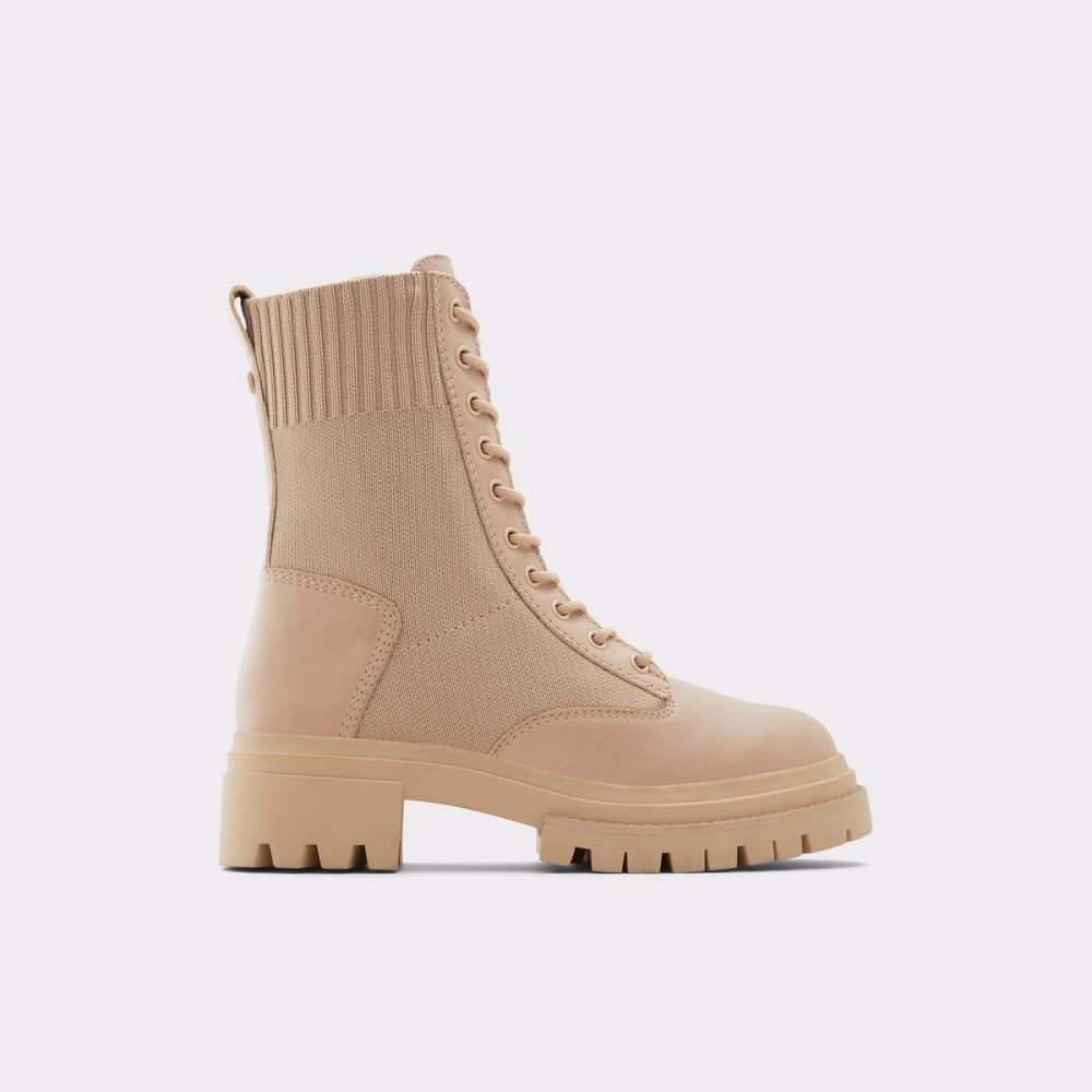 Beige Aldo Reflow-w Combat ankle boot - Lug sole | 931274-TWJ