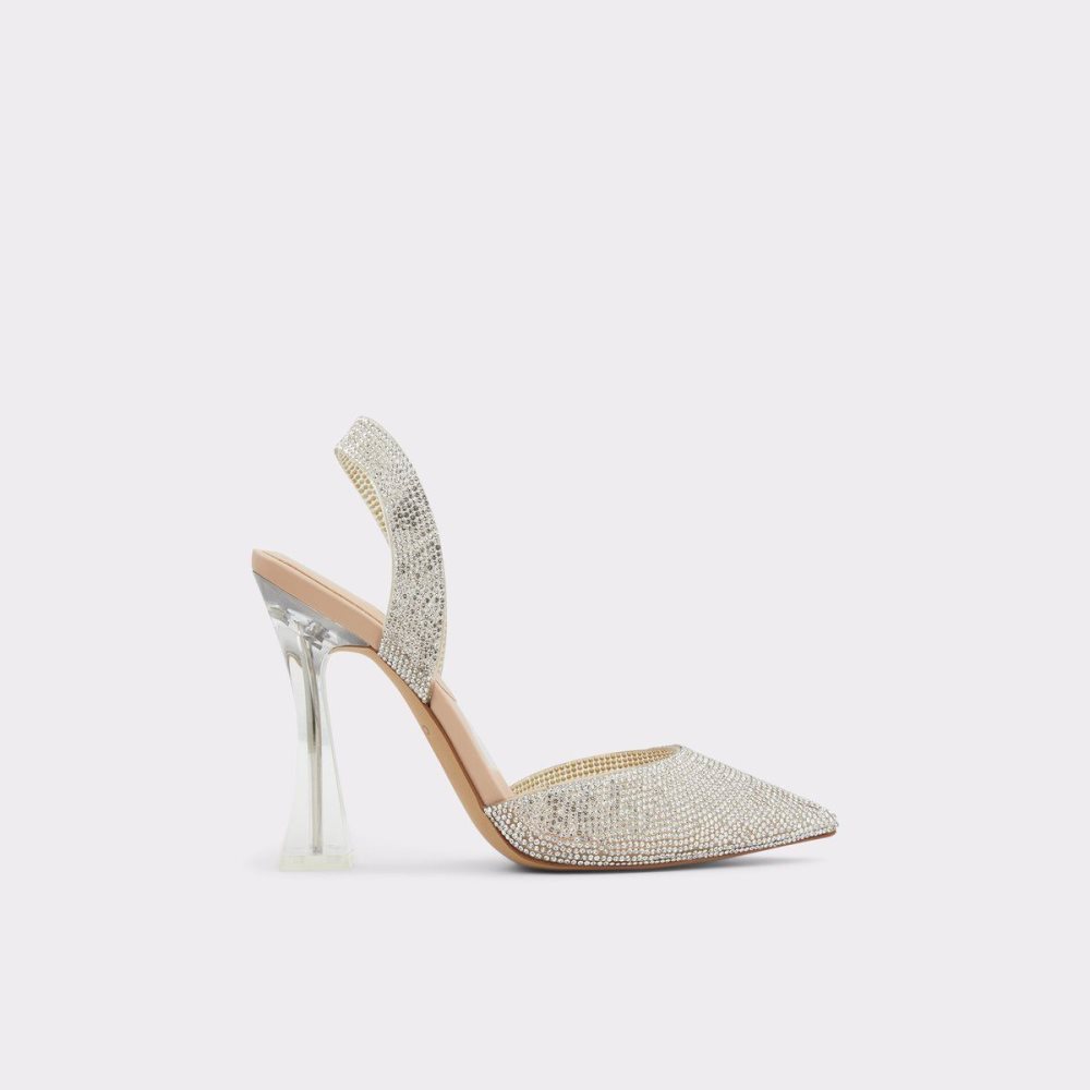 Beige Aldo Solanti Sling back high heel | 764195-WRI