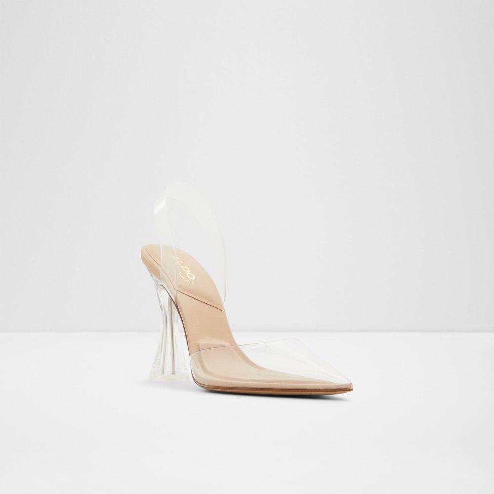 Beige Aldo Solanti Sling back high heel | 962371-FPL