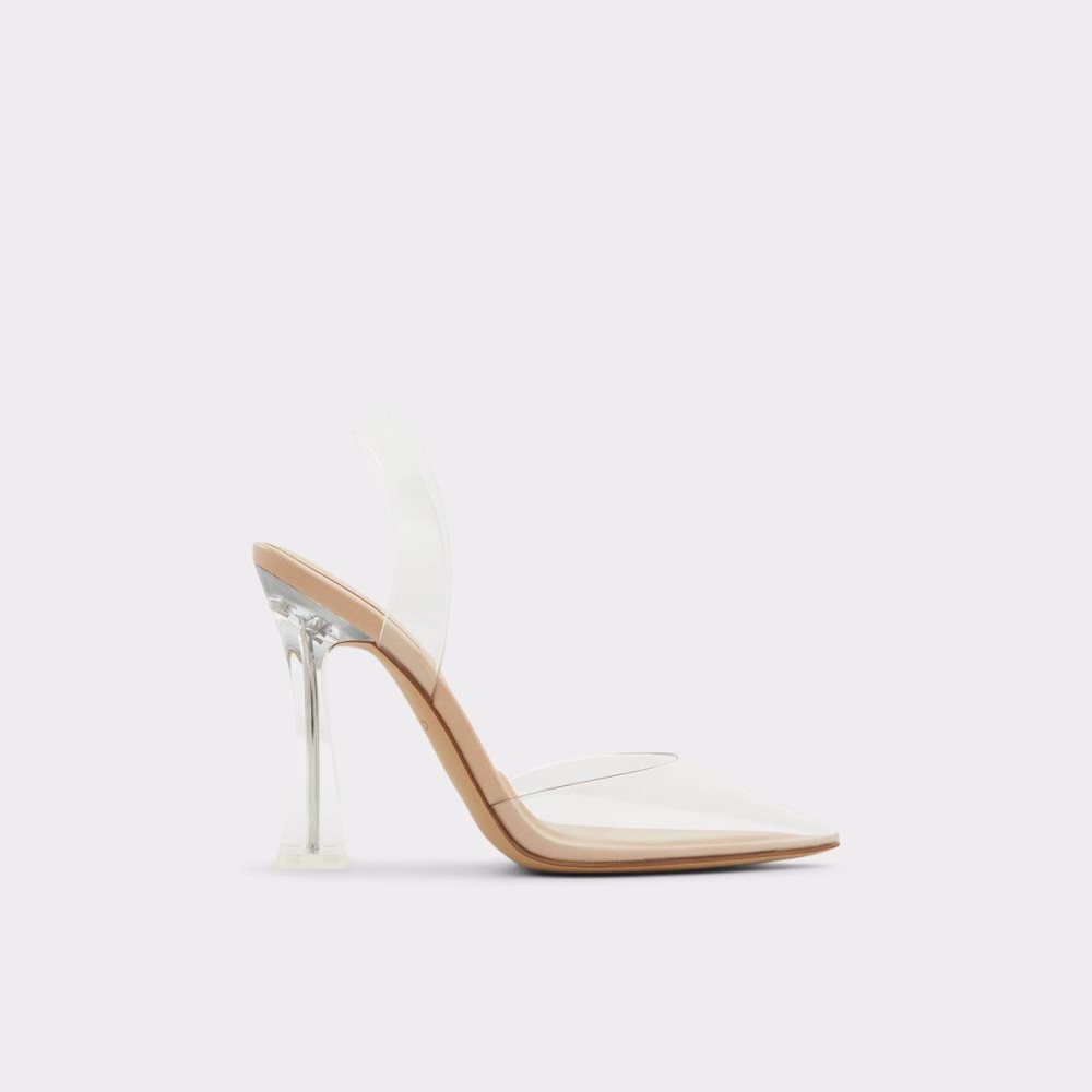 Beige Aldo Solanti Sling back high heel | 962371-FPL