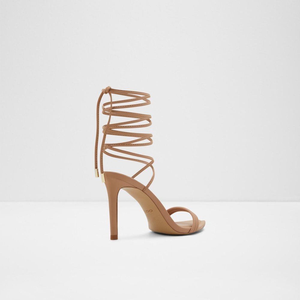 Beige Aldo Yberrar Strappy heeled sandal - Stiletto heel | 978526-WTV