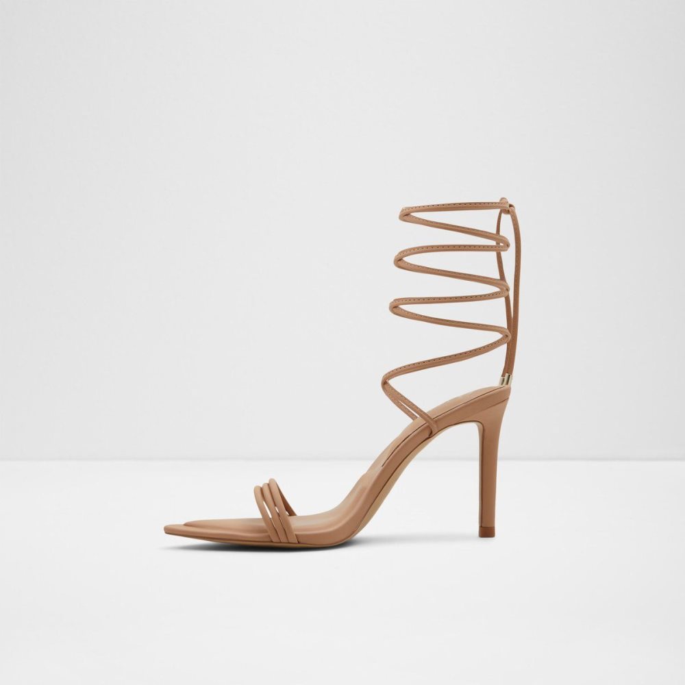 Beige Aldo Yberrar Strappy heeled sandal - Stiletto heel | 978526-WTV