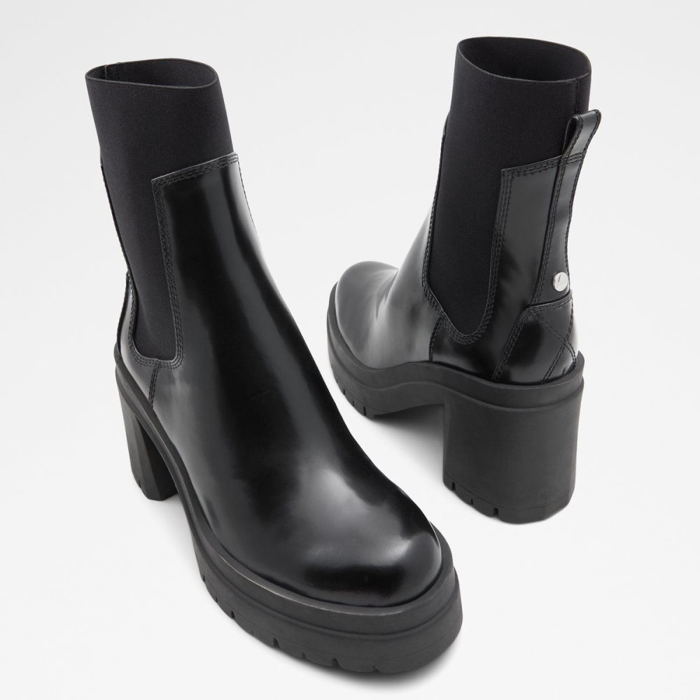 Black Aldo Bigmood Chelsea boot - Lug sole | 750316-WGR