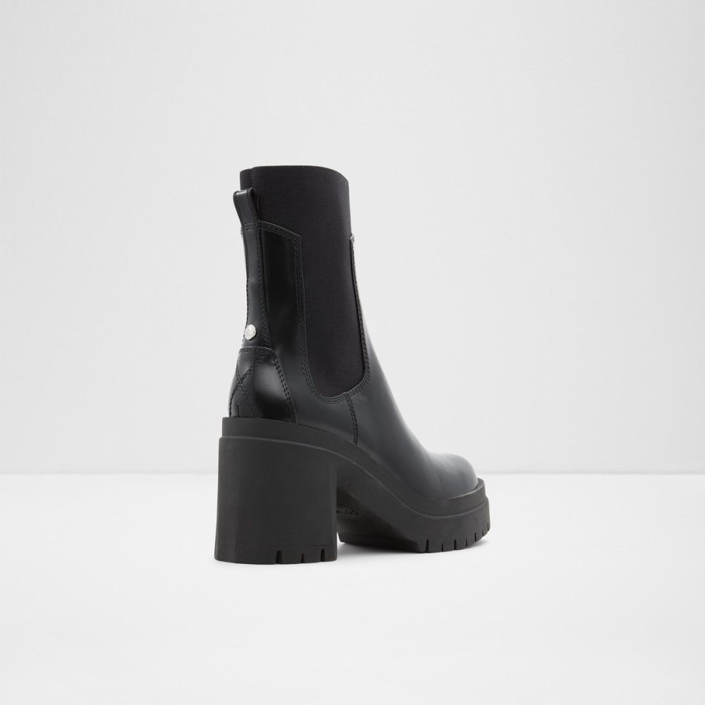 Black Aldo Bigmood Chelsea boot - Lug sole | 750316-WGR