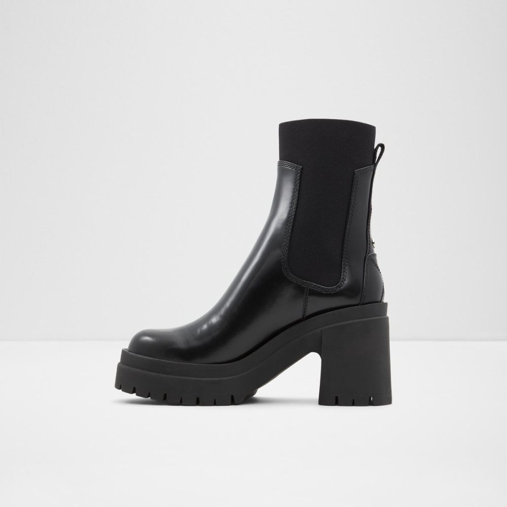 Black Aldo Bigmood Chelsea boot - Lug sole | 750316-WGR