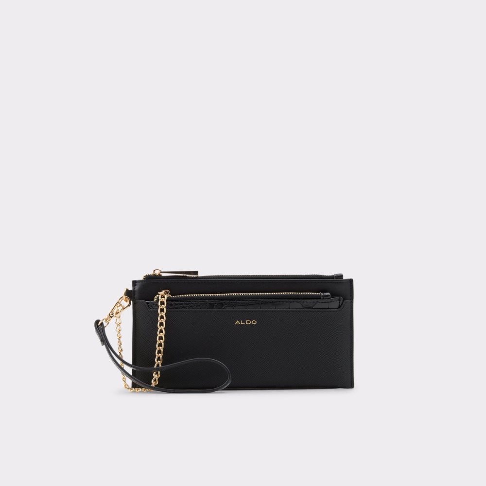 Black Aldo Catharina Wristlet | 790145-NFJ