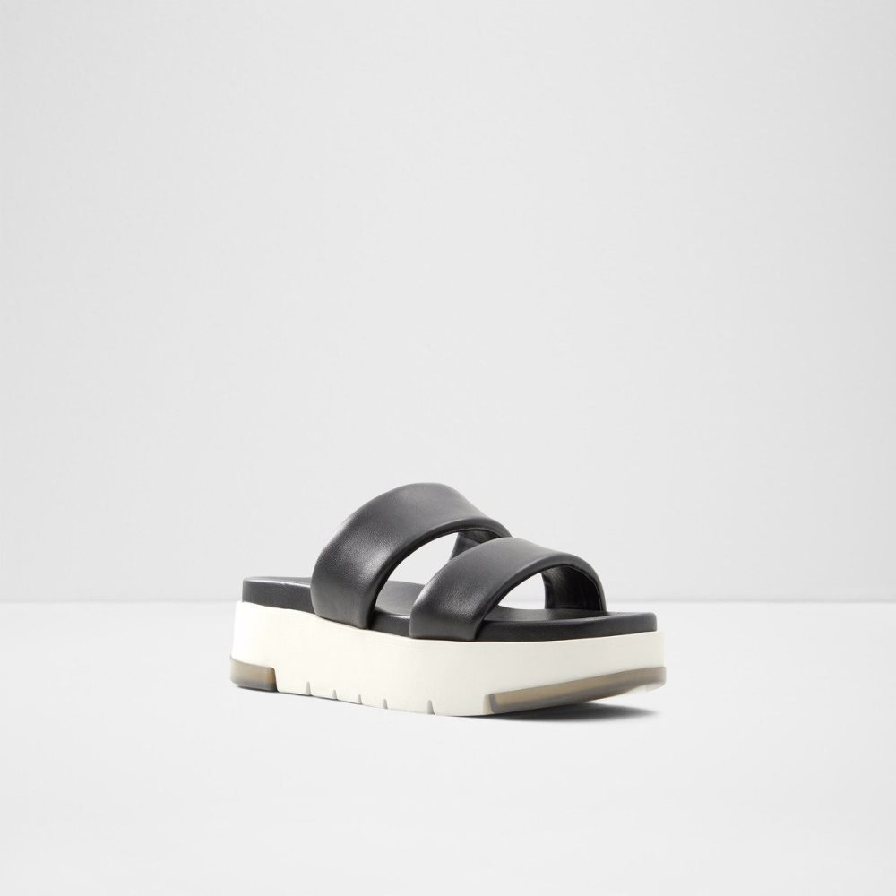 Black Aldo Cirea Wedge sandal - Flatform | 470251-SOA