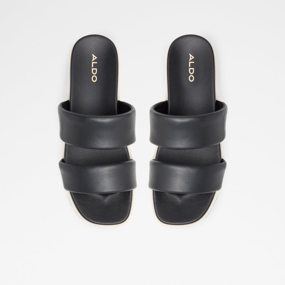 Black Aldo Cirea Wedge sandal - Flatform | 470251-SOA