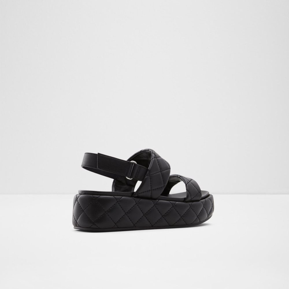 Black Aldo Cossette Wedge sandal - Flatform | 045287-RFG