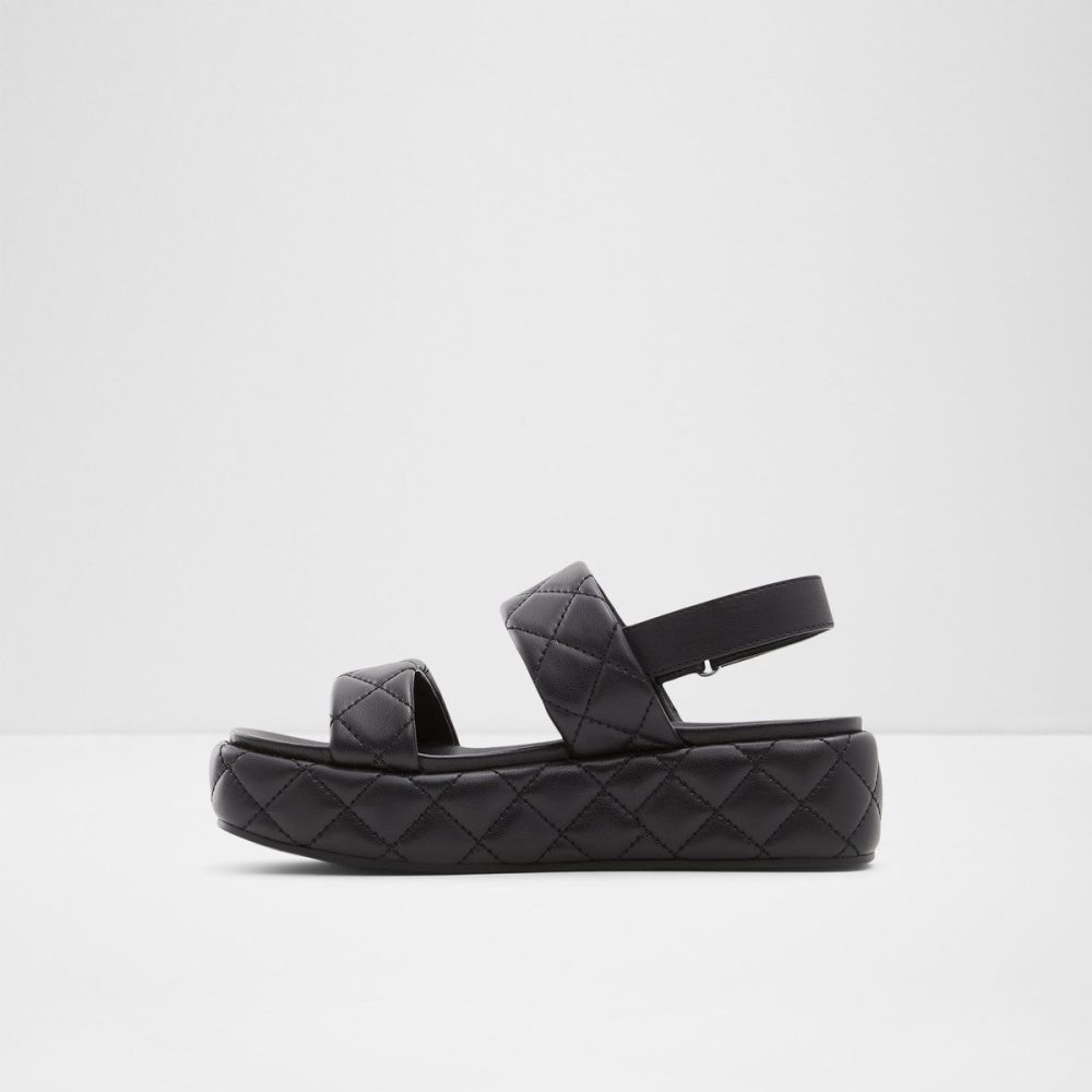 Black Aldo Cossette Wedge sandal - Flatform | 045287-RFG