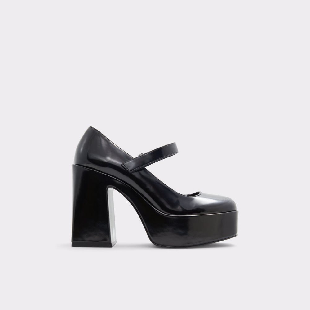 Black Aldo Dorothee Heeled Mary Janes - Plateforme | 781532-MDS