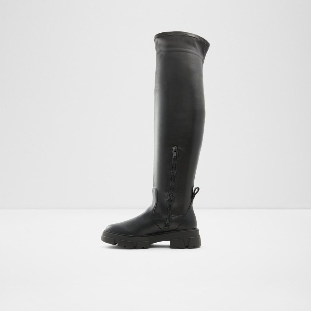 Black Aldo Dweradia Over-the-knee boot - Lug sole | 905281-GPB