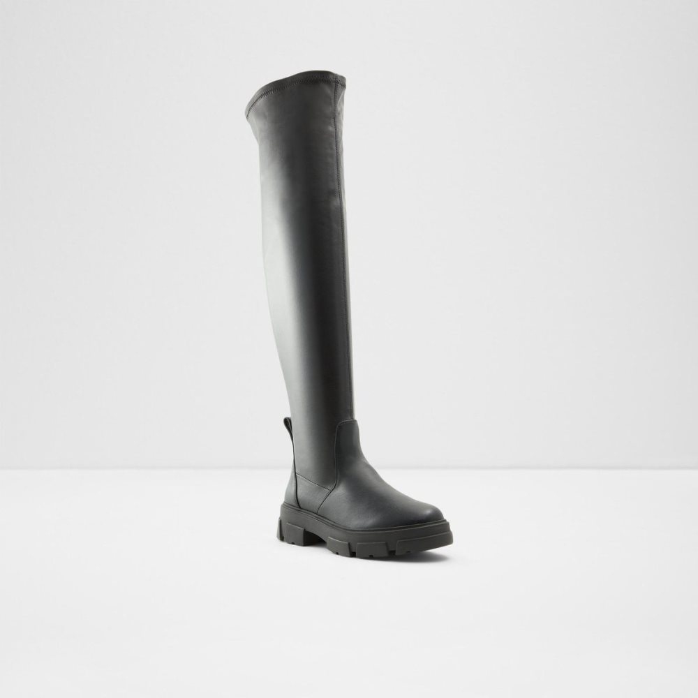 Black Aldo Dweradia Over-the-knee boot - Lug sole | 905281-GPB