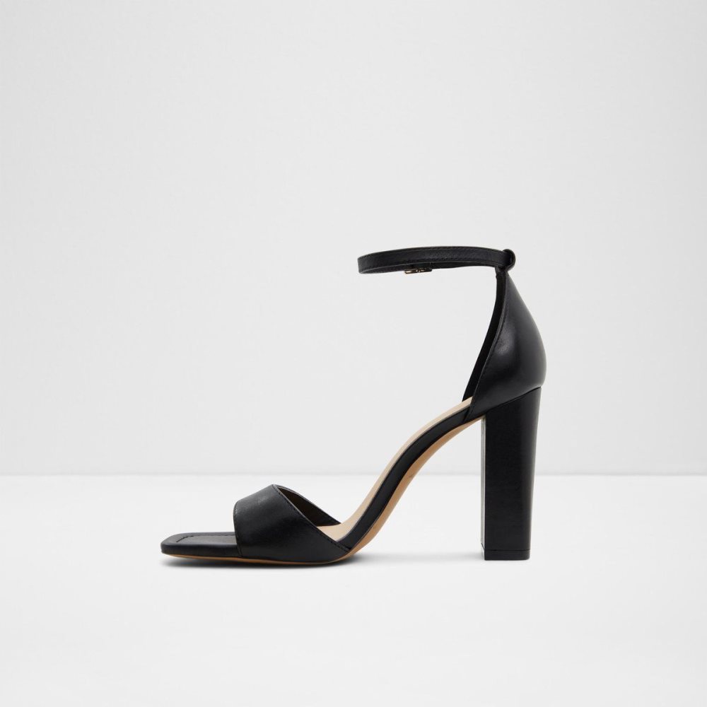 Black Aldo Enaegyn Ankle strap heeled sandal - Cup sole | 597468-BZF