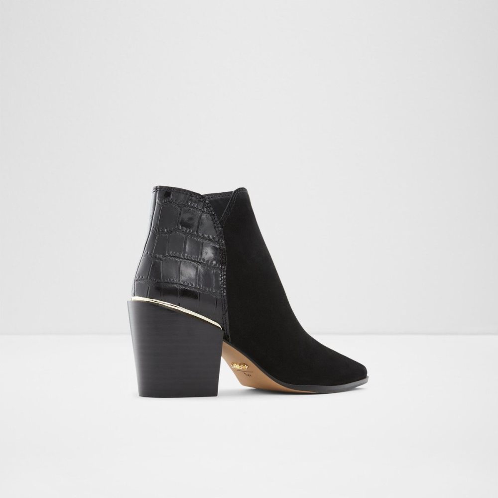 Black Aldo Equina Ankle boot - Block heel | 576914-XCZ