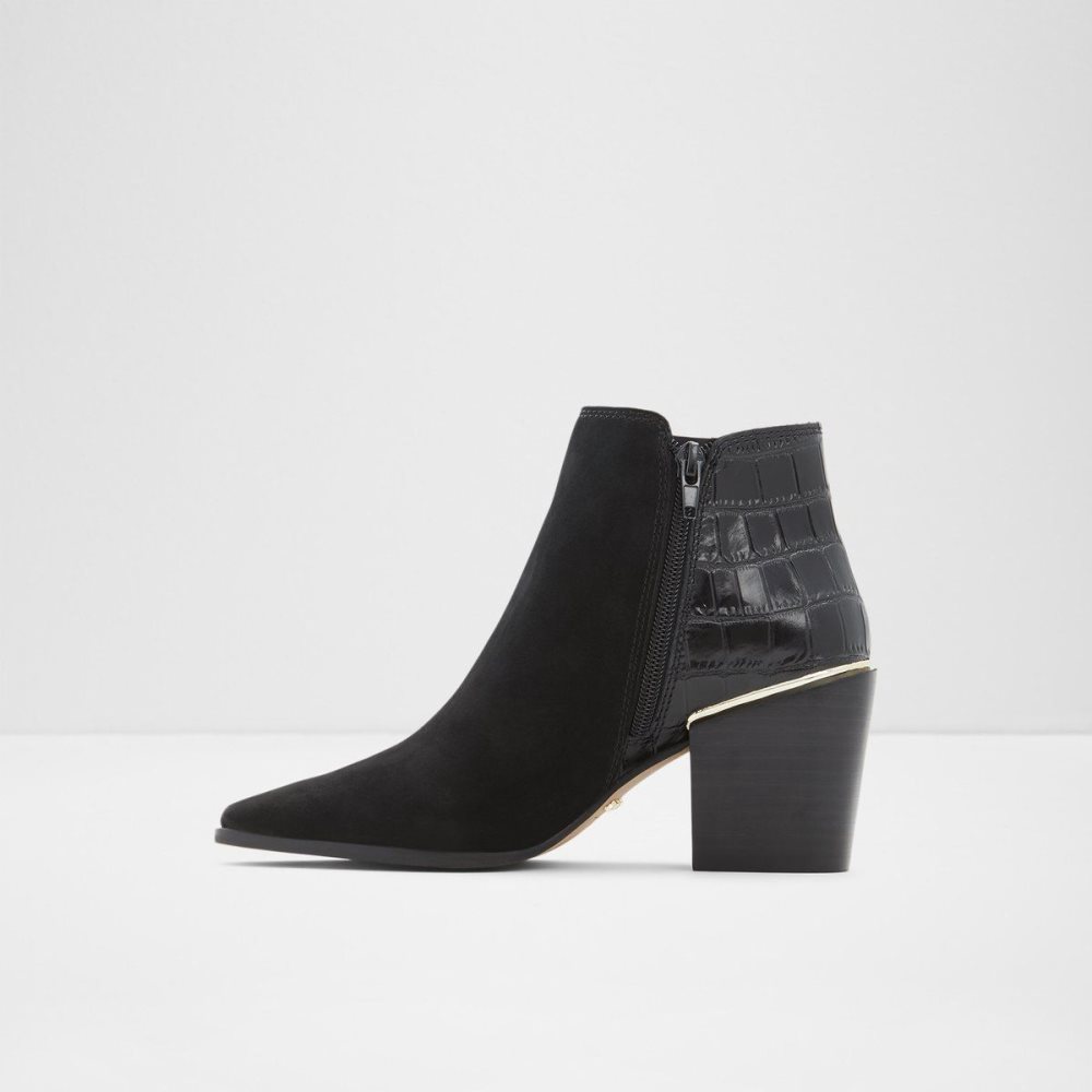 Black Aldo Equina Ankle boot - Block heel | 576914-XCZ