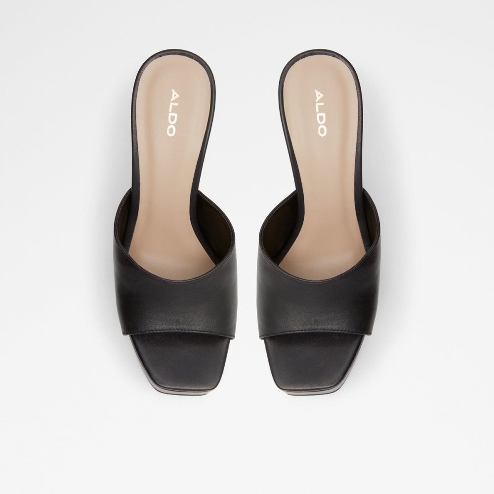 Black Aldo Faraah High heel sandal - Block heel | 697283-PGL