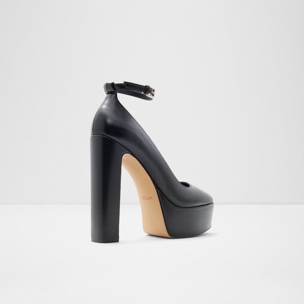 Black Aldo Fonda Ankle strap heeled shoe - Plateforme | 234059-LBM