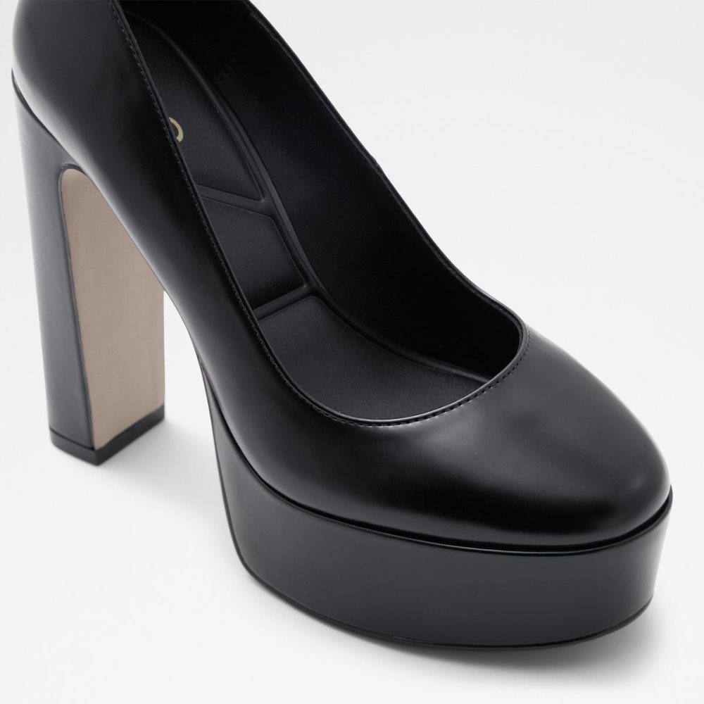 Black Aldo Fonda Ankle strap heeled shoe - Plateforme | 234059-LBM