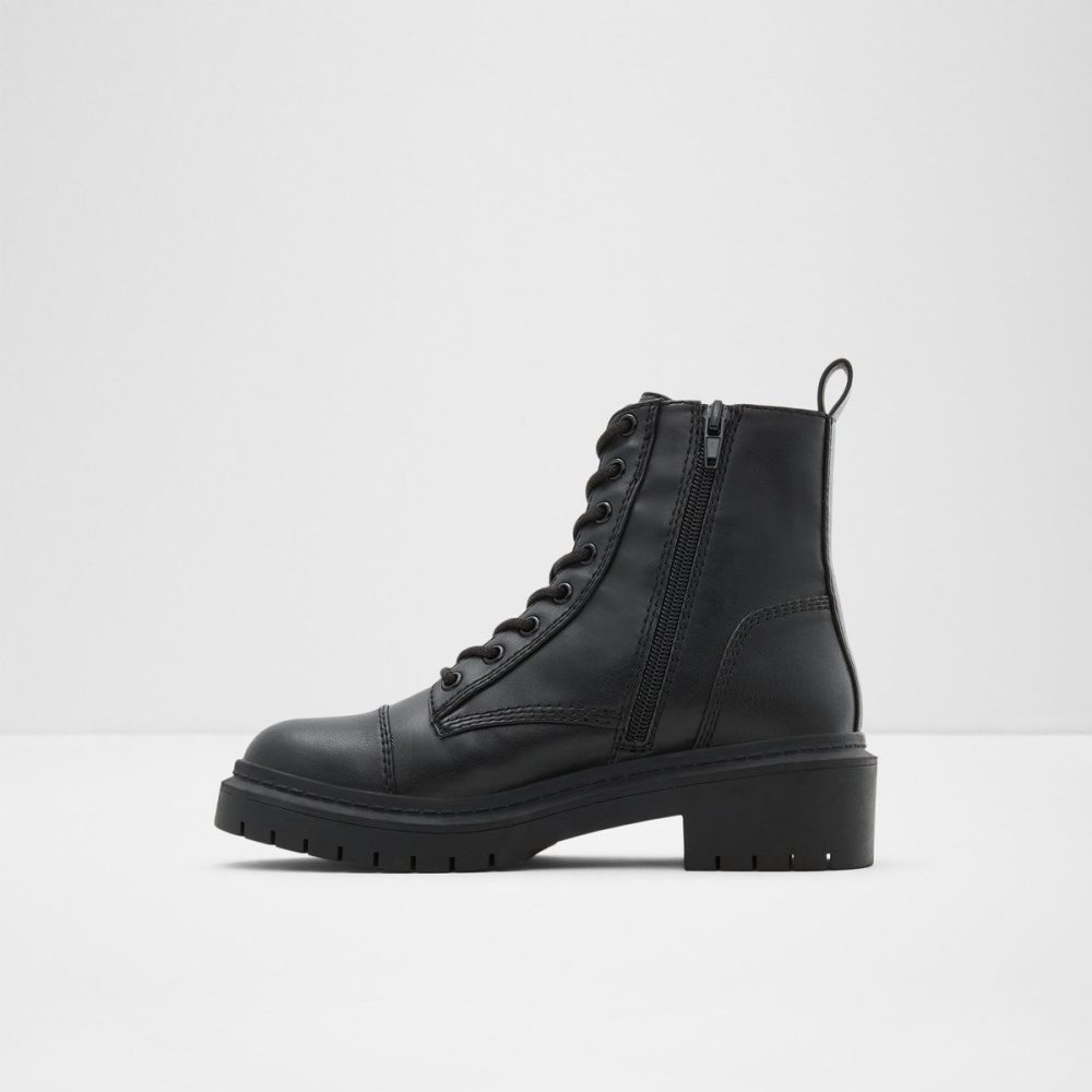 Black Aldo Goer Combat boots - Lug sole | 109826-SCL