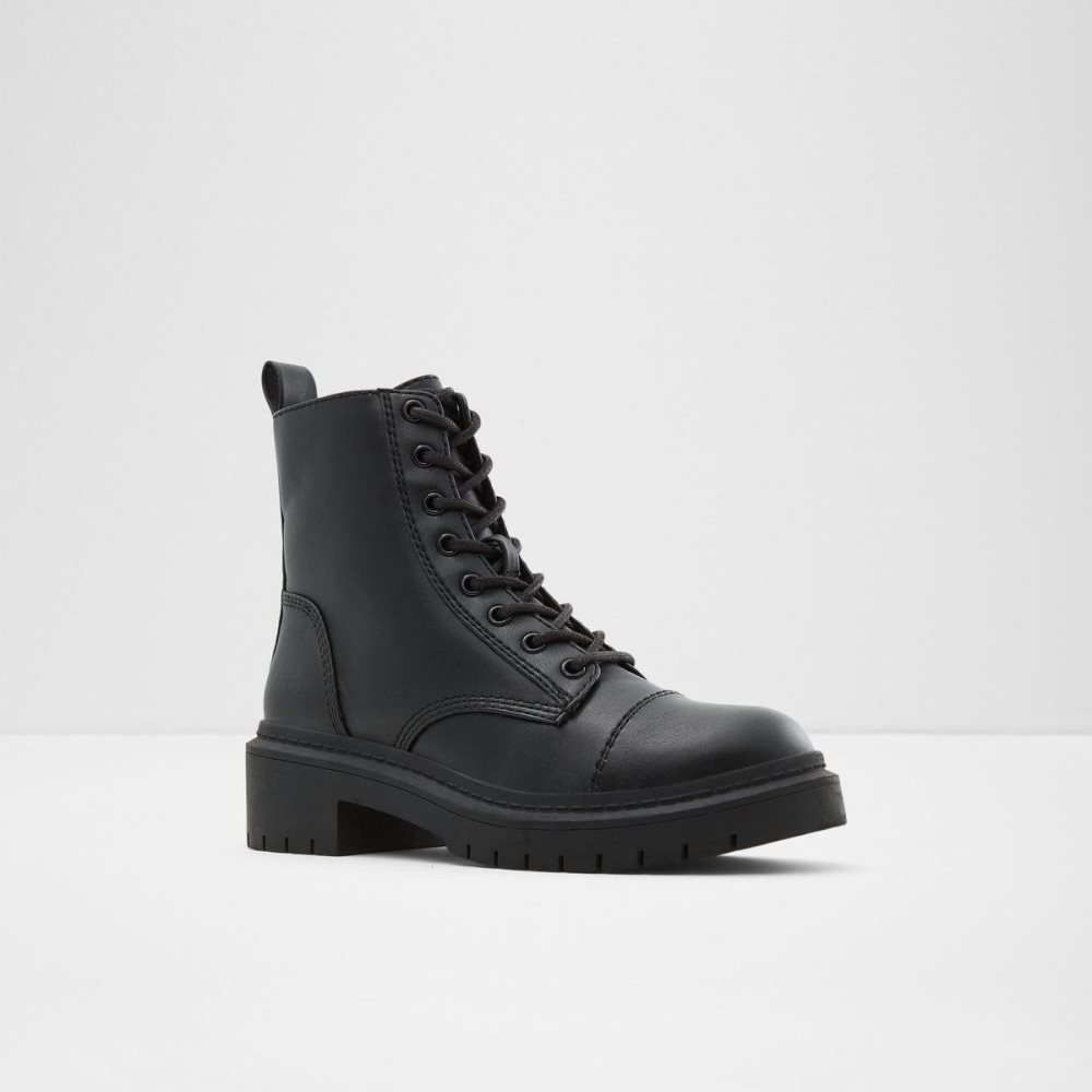 Black Aldo Goer Combat boots - Lug sole | 109826-SCL