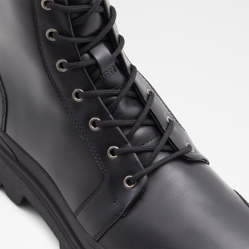 Black Aldo Hairath Lace-up boot | 562034-QLY