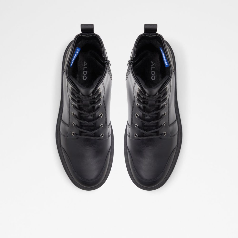 Black Aldo Hairath Lace-up boot | 562034-QLY