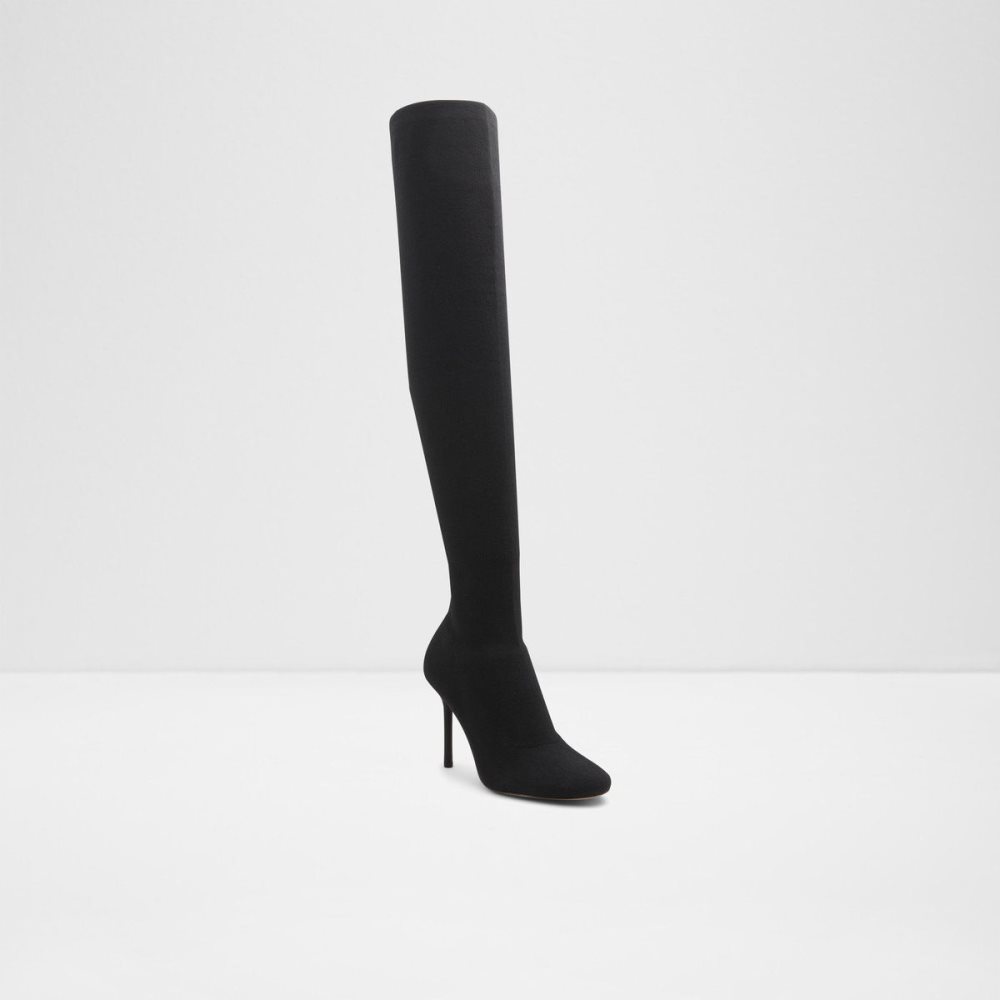 Black Aldo Halobrennon Over-the-knee boot - Stiletto heel | 783102-ZOF