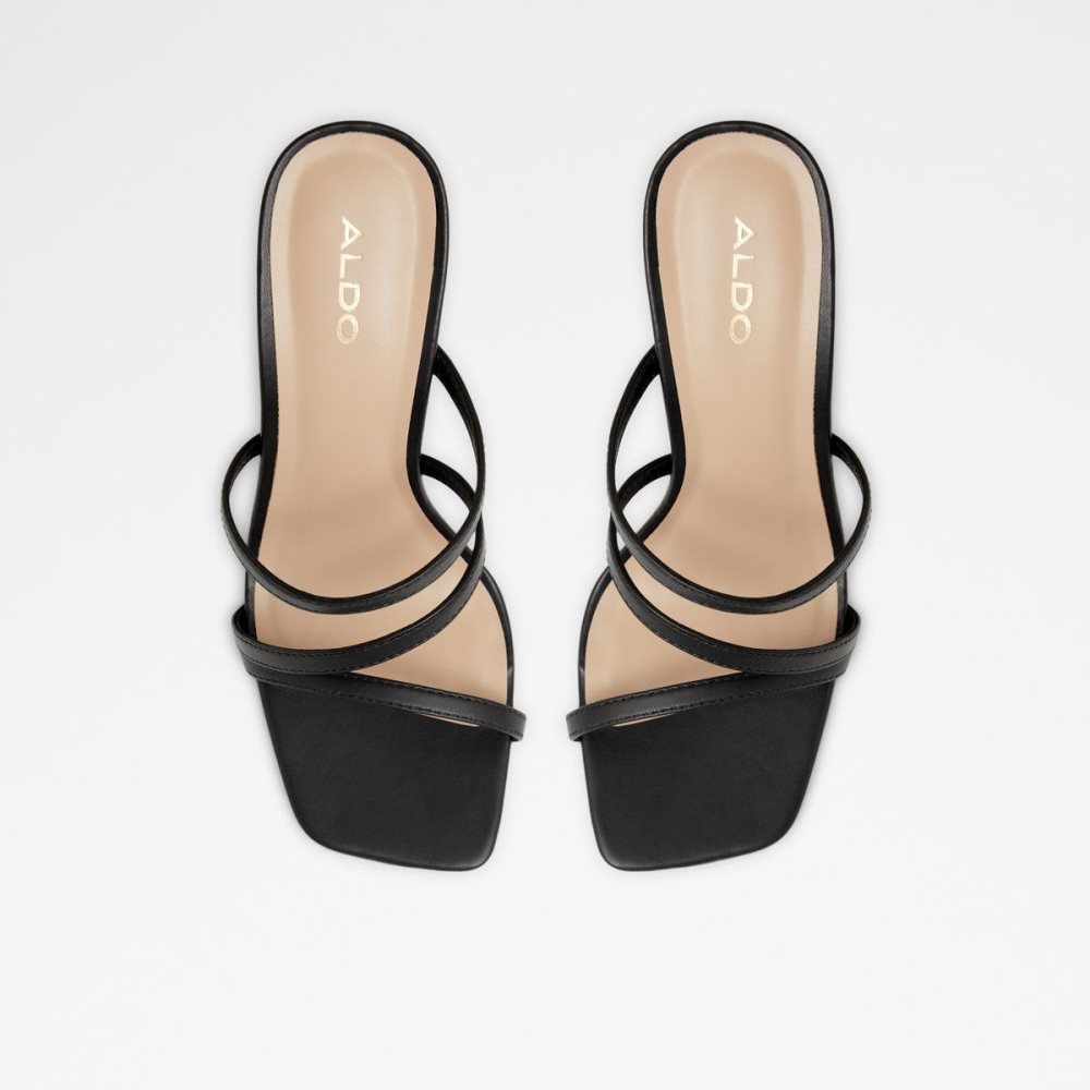 Black Aldo Hugar Heeled mule | 398174-XRN