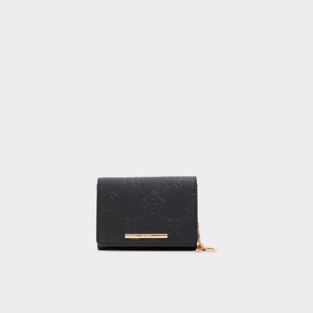 Black Aldo Iconipouch Wallet | 921453-QMJ