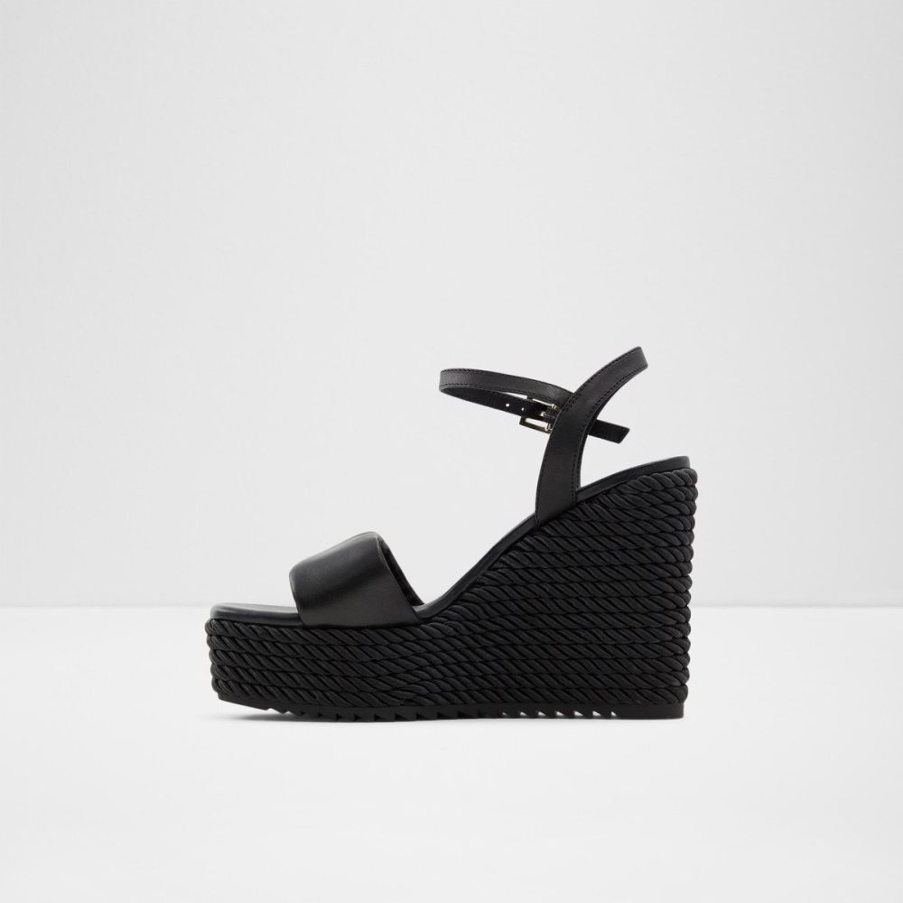 Black Aldo Jeigh Wedge sandal - Wedge heel | 134085-MIF