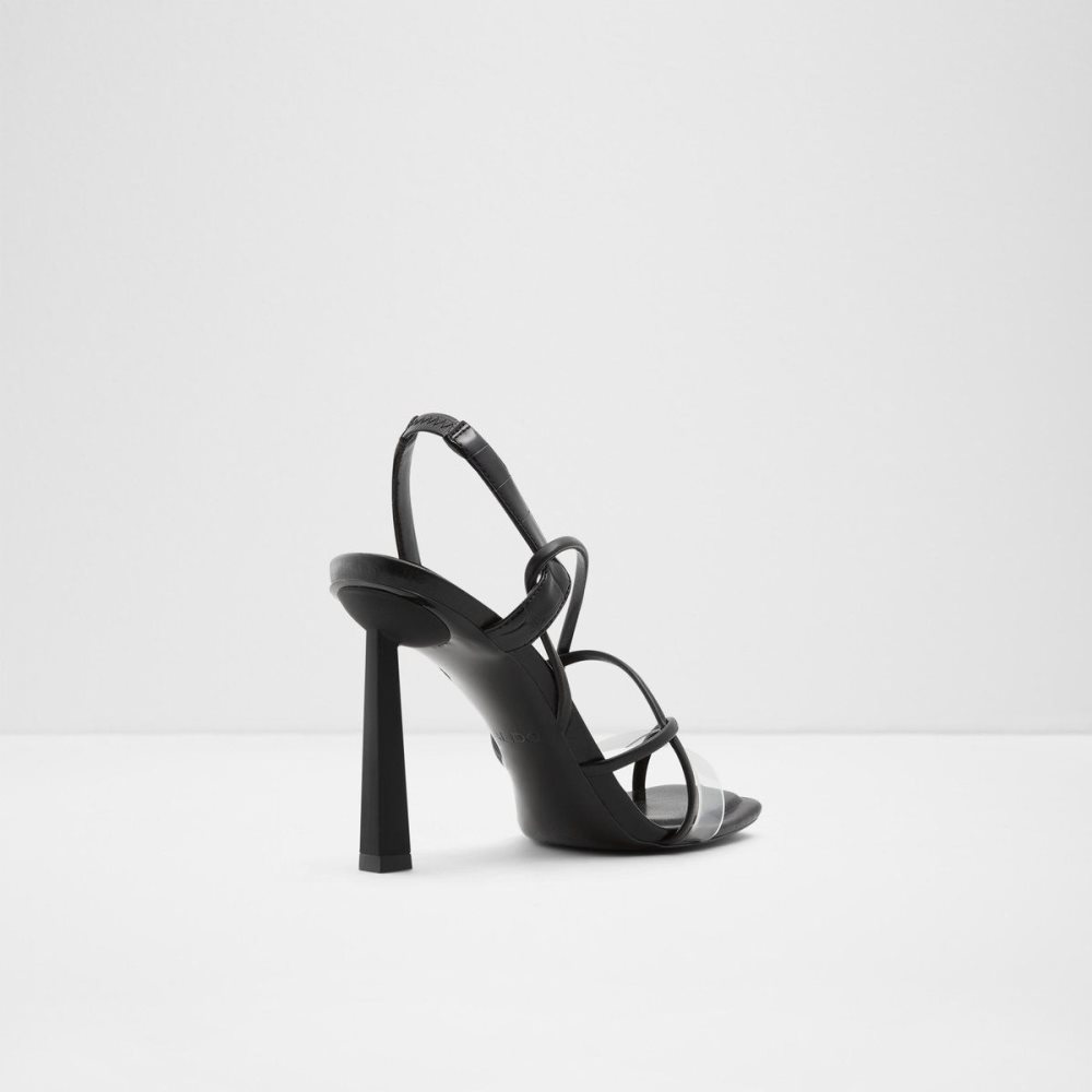 Black Aldo Juliet Thong sandal | 542068-MJT