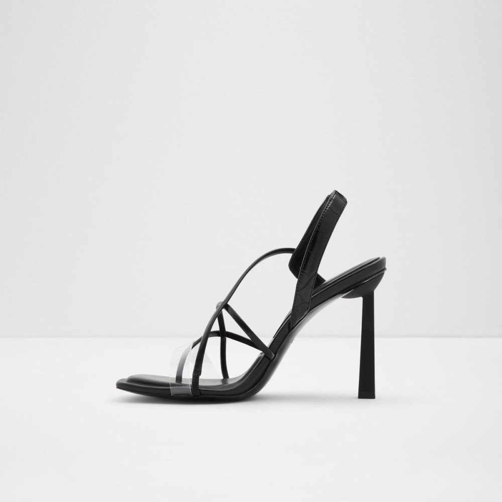 Black Aldo Juliet Thong sandal | 542068-MJT