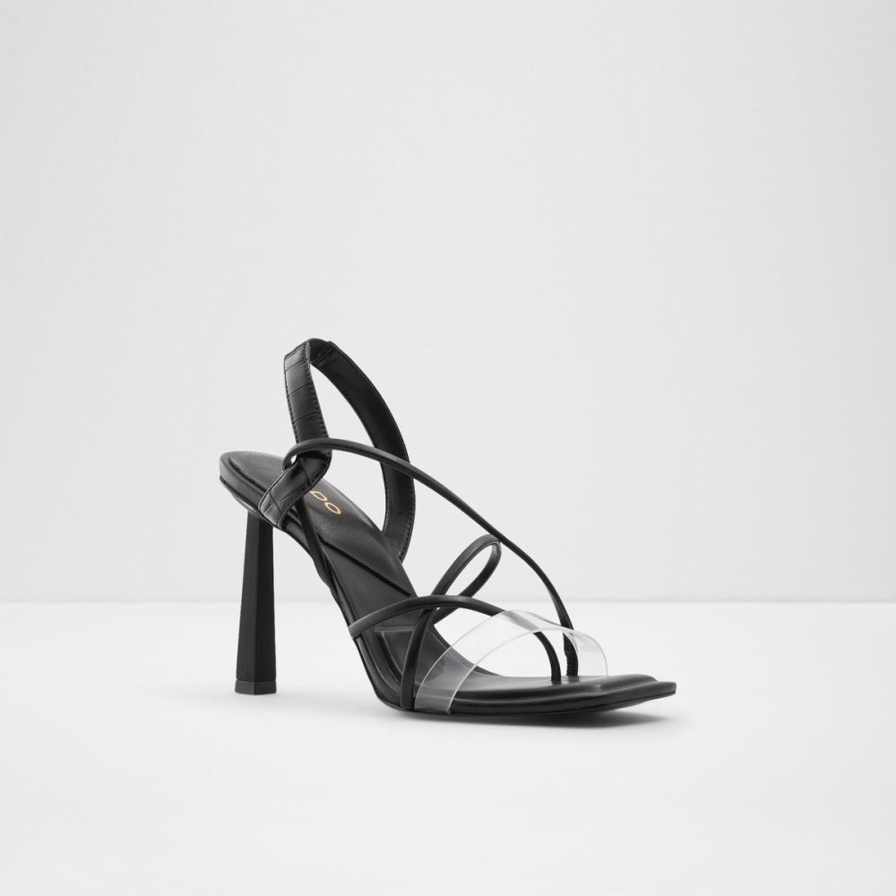 Black Aldo Juliet Thong sandal | 542068-MJT