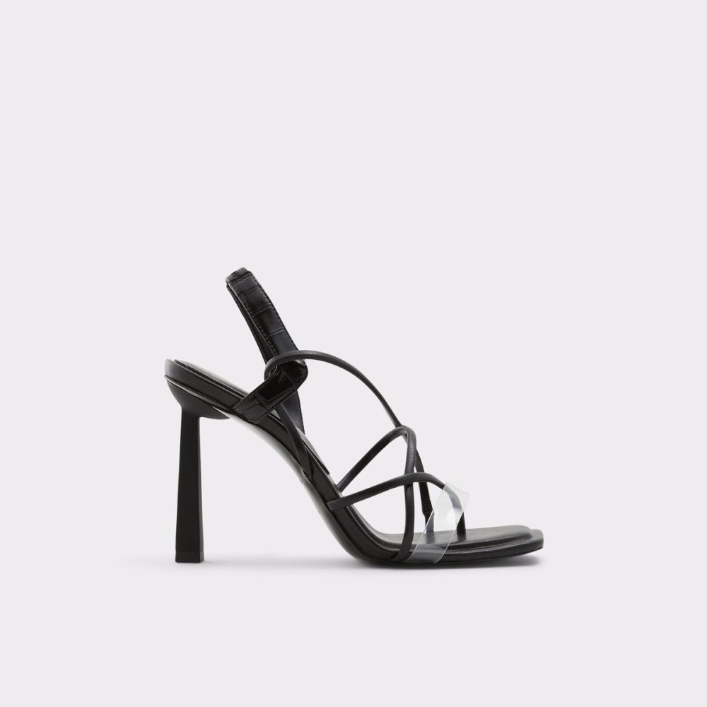 Black Aldo Juliet Thong sandal | 542068-MJT