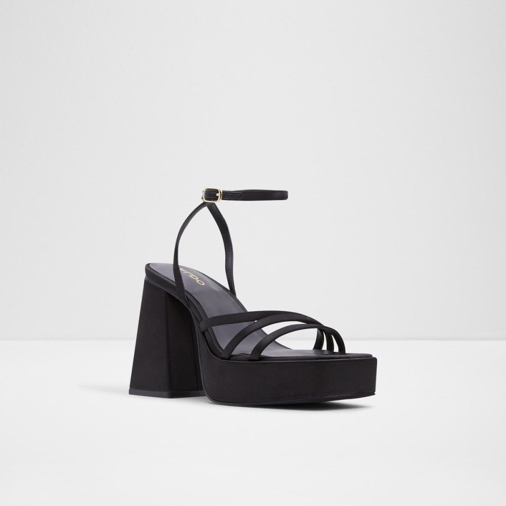 Black Aldo Landabriver Strappy heeled sandal - Plateforme | 768935-FCW