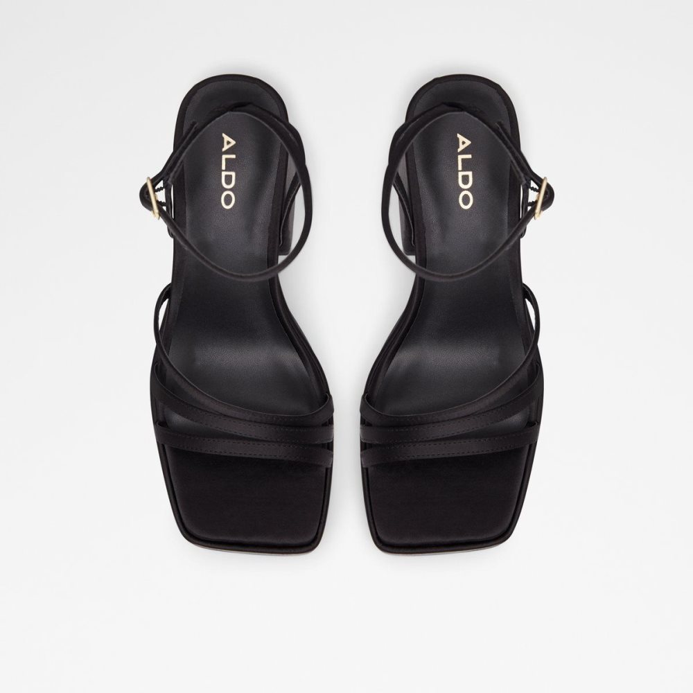 Black Aldo Landabriver Strappy heeled sandal - Plateforme | 768935-FCW